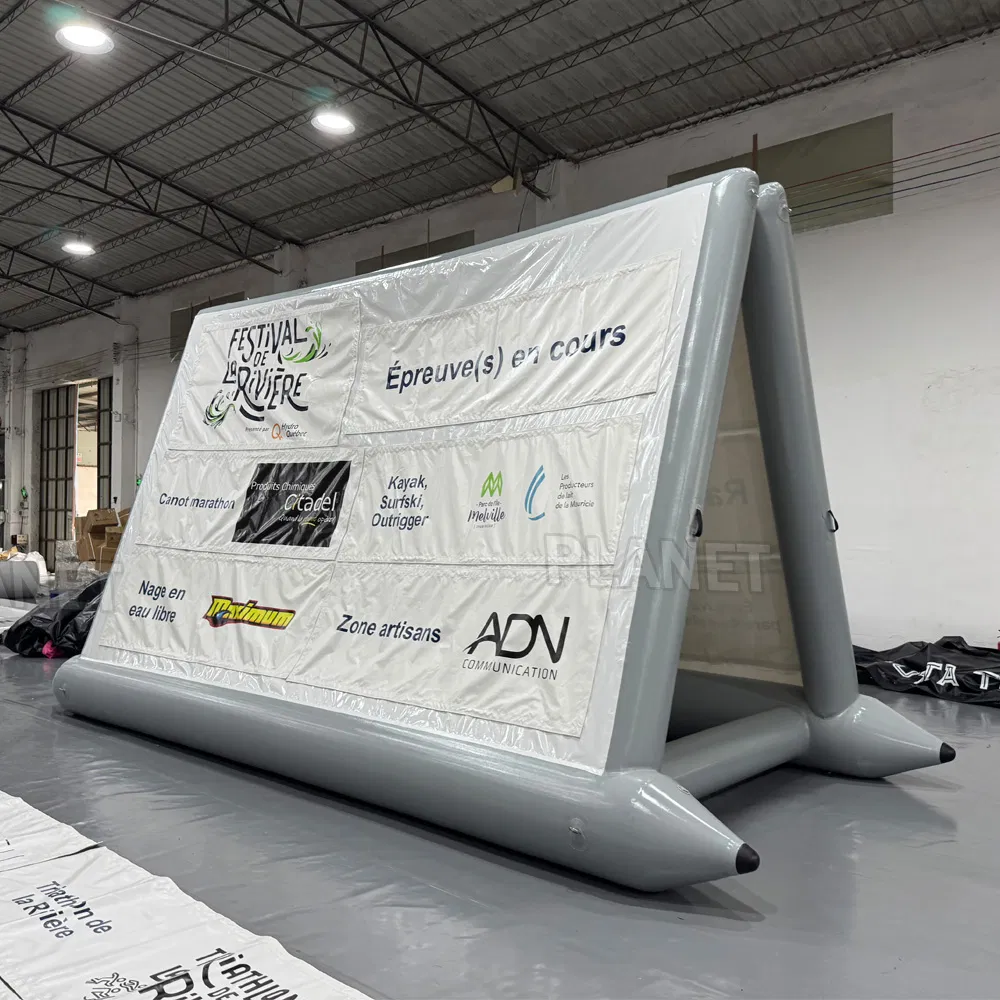 Custom Outdoor Water Floating Billboard Inflatable Advertising