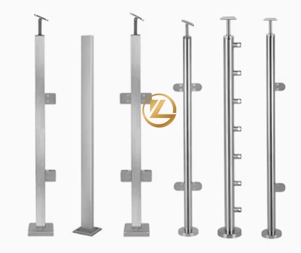 Y L Dealer Price Glass Post Stainless Balustrade Handrail Shopping Mall Railing
