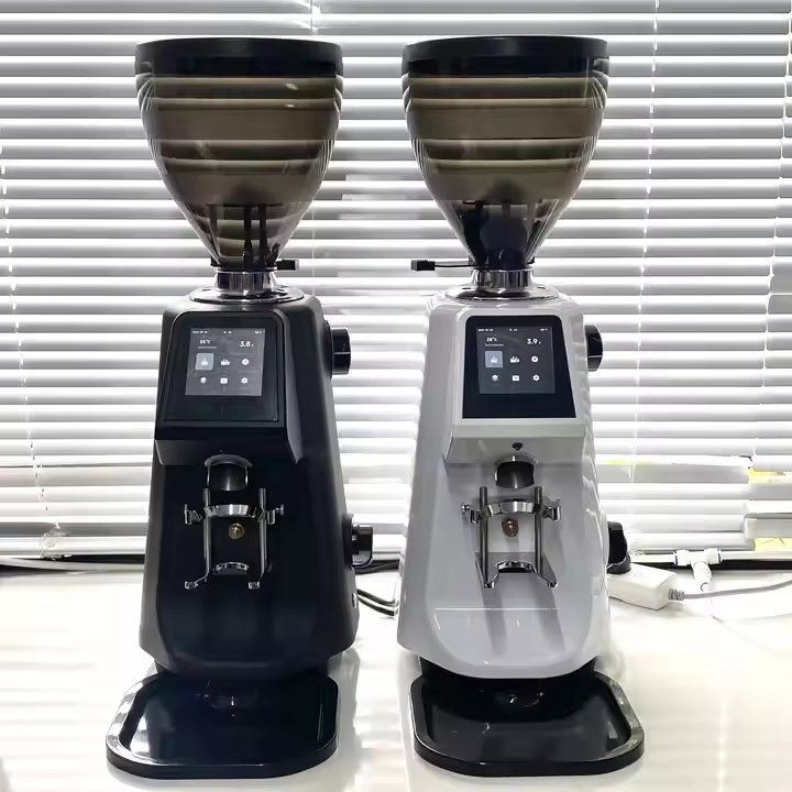 High Power Commercial Coffee Been Mill Machine with 83mm Stainless Steel Burrs