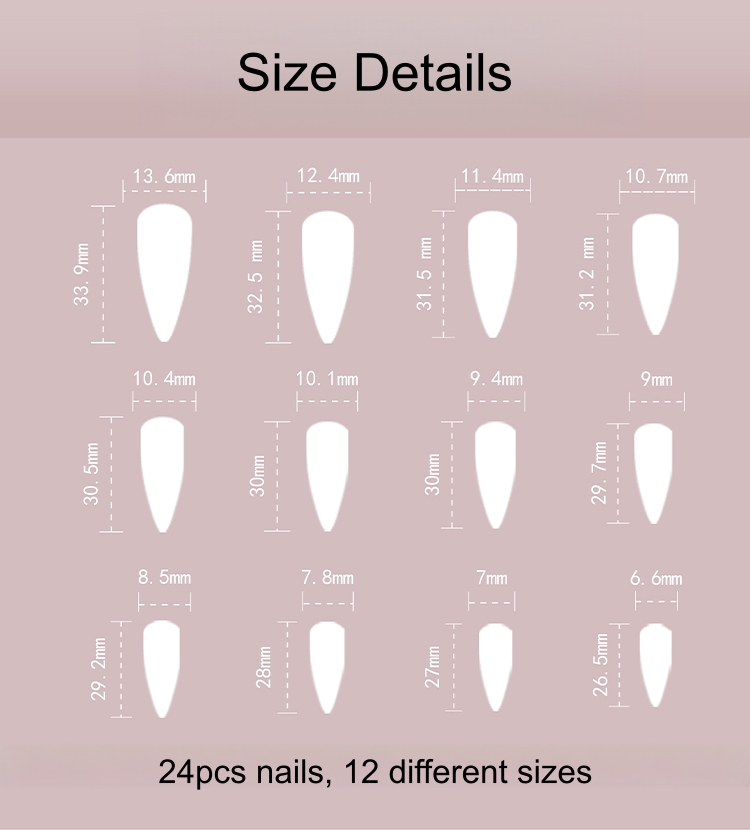 Electroplated False Nails Art Fancy Laser Super Long Fake Nails