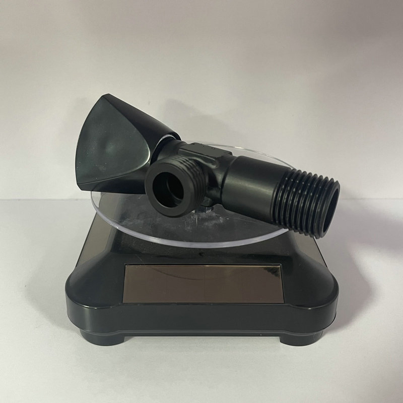 Modern 1/2 Inch Luxury Forged Zinc Manual Angle Valve New Style Kitchen Bathroom Faucet Accessory Black Angle Valve