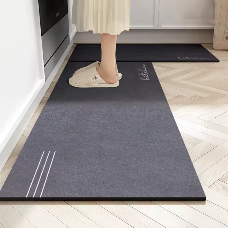 Kitchen Carpet Kitchen Rug Diatomite Custom Printed Oil Water Absorbent Kitchen Floor Mat