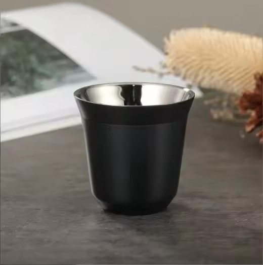 Двухслойная арабская кофейная кружка 80 мл с логотипом