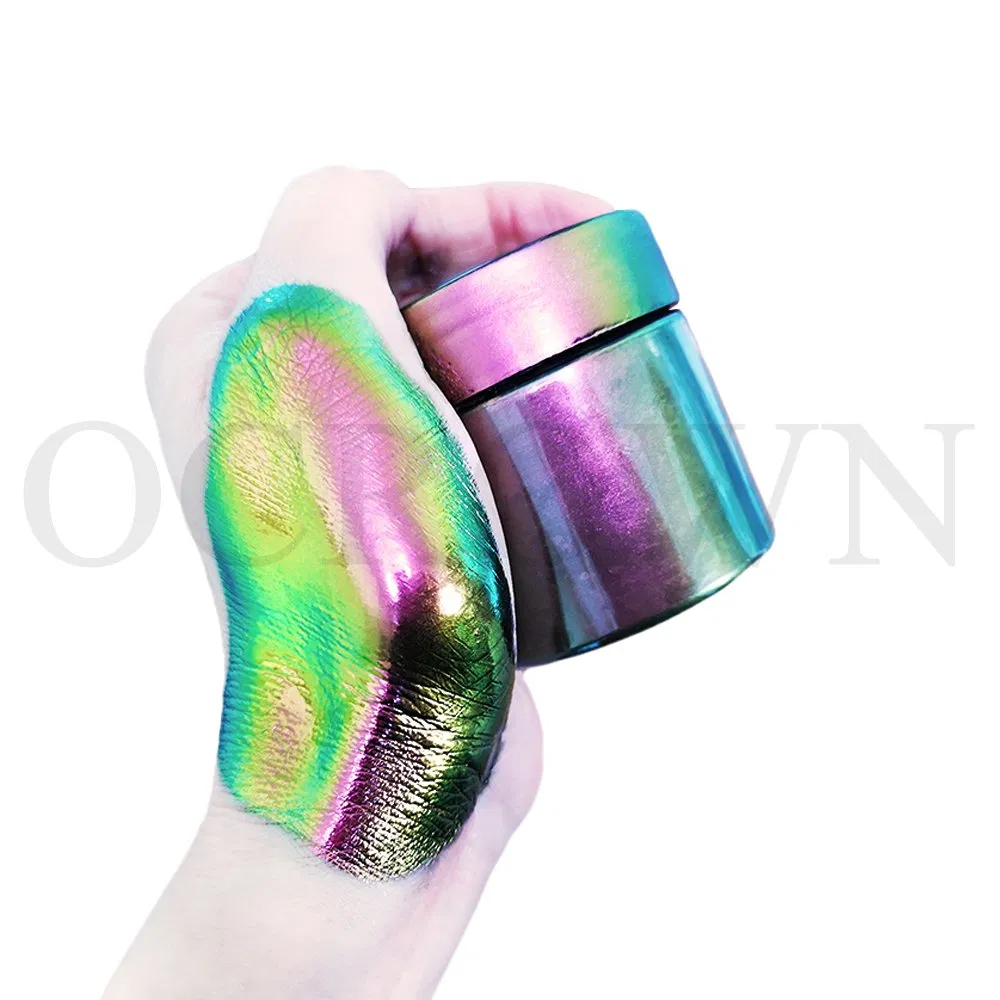 Acrylic Chameleon Aurora Powder, Shell Nail Art Pearl Manicure Chrome Pigment