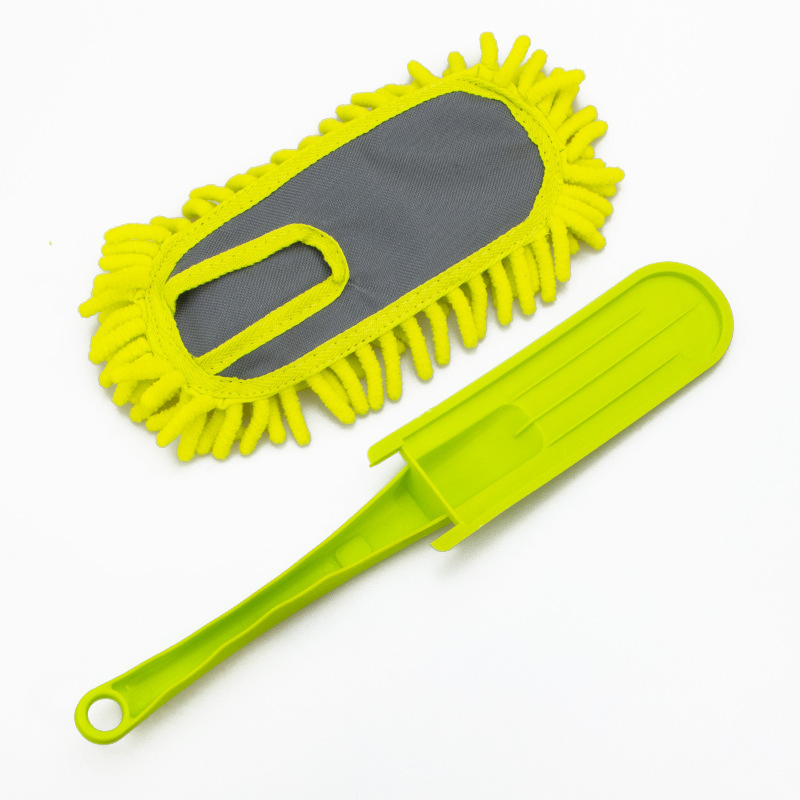 Esun Car Cleaning Supplies Washable Chenille Car Dust Brush Perfect for Cleaning Car