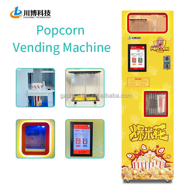 New Designed Popcorn Machine Digital Vending Machine Multi Flavors Vending Popcorn Machine