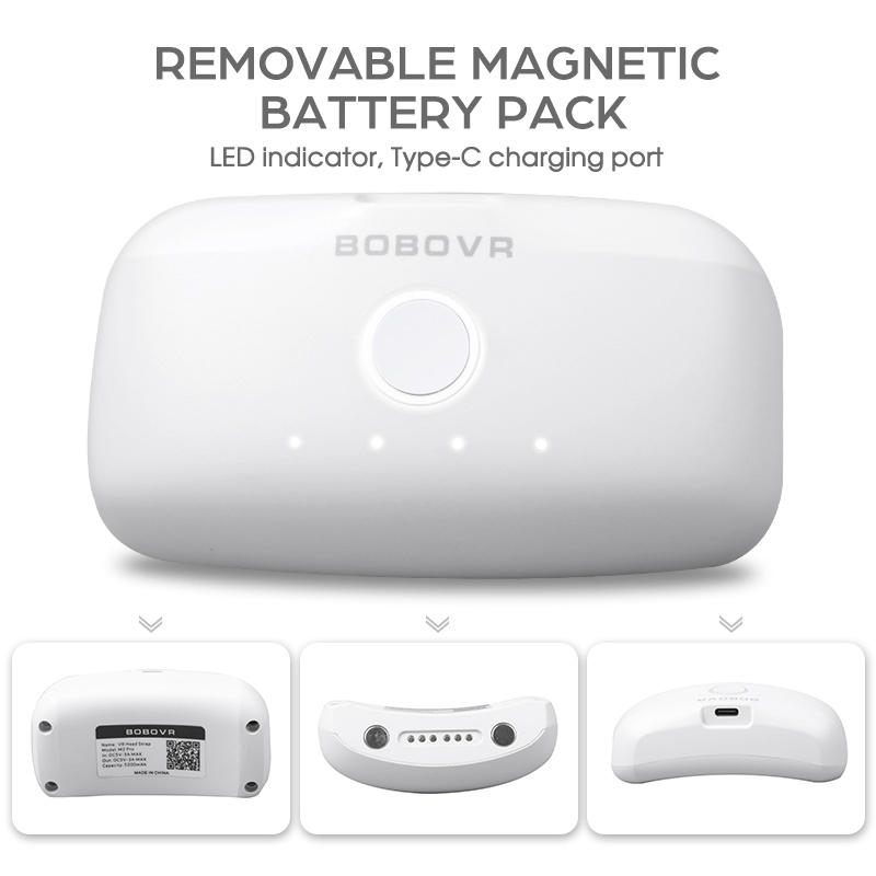 Ремешок BoboVR M2 Plus-2 для Oculus Quest 2 с аккумуляторами