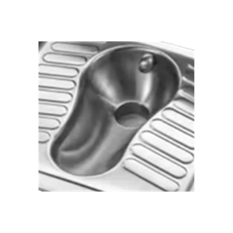 Premium Stainless Steel Squat Toilet with Hygienic Cover