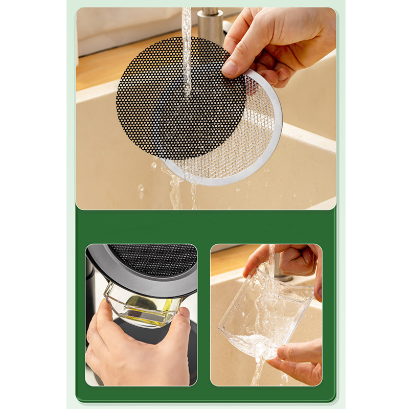 Kitchen Smart Range Hood Tabletop Exhaust Fan with Adjustable Angle Height and 2 Detachabl Washable Filters