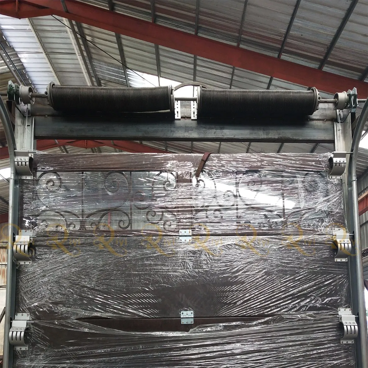 Custom Size Wrought Forged Iron Garage Door