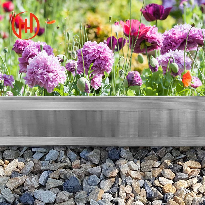 Aluminum Landscape Lawn Edging Customized Aluminum Gardening Edge Bending Profiles