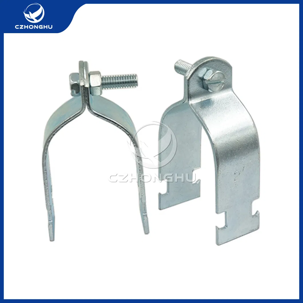 Хомут для кабельных лотков Czhonghu, оцинкованная сталь
