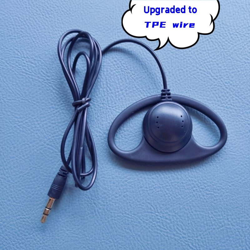 Наушники Listen Receive D-Shape Hook с моно-джеком 3.5 мм