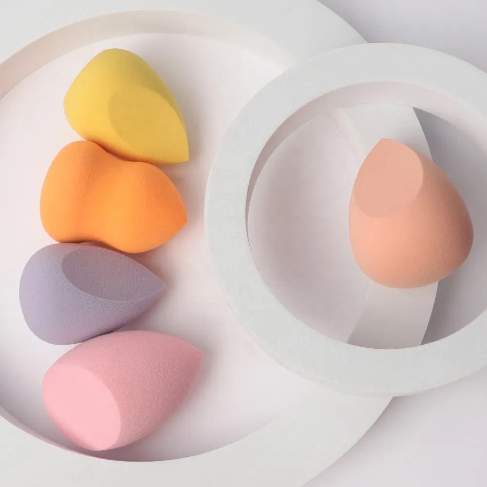 Soft Vegan Latex Free Custom Logo Beauty Egg Foundation Powder Puff Blending Makeup Blender Sponge for Liquid