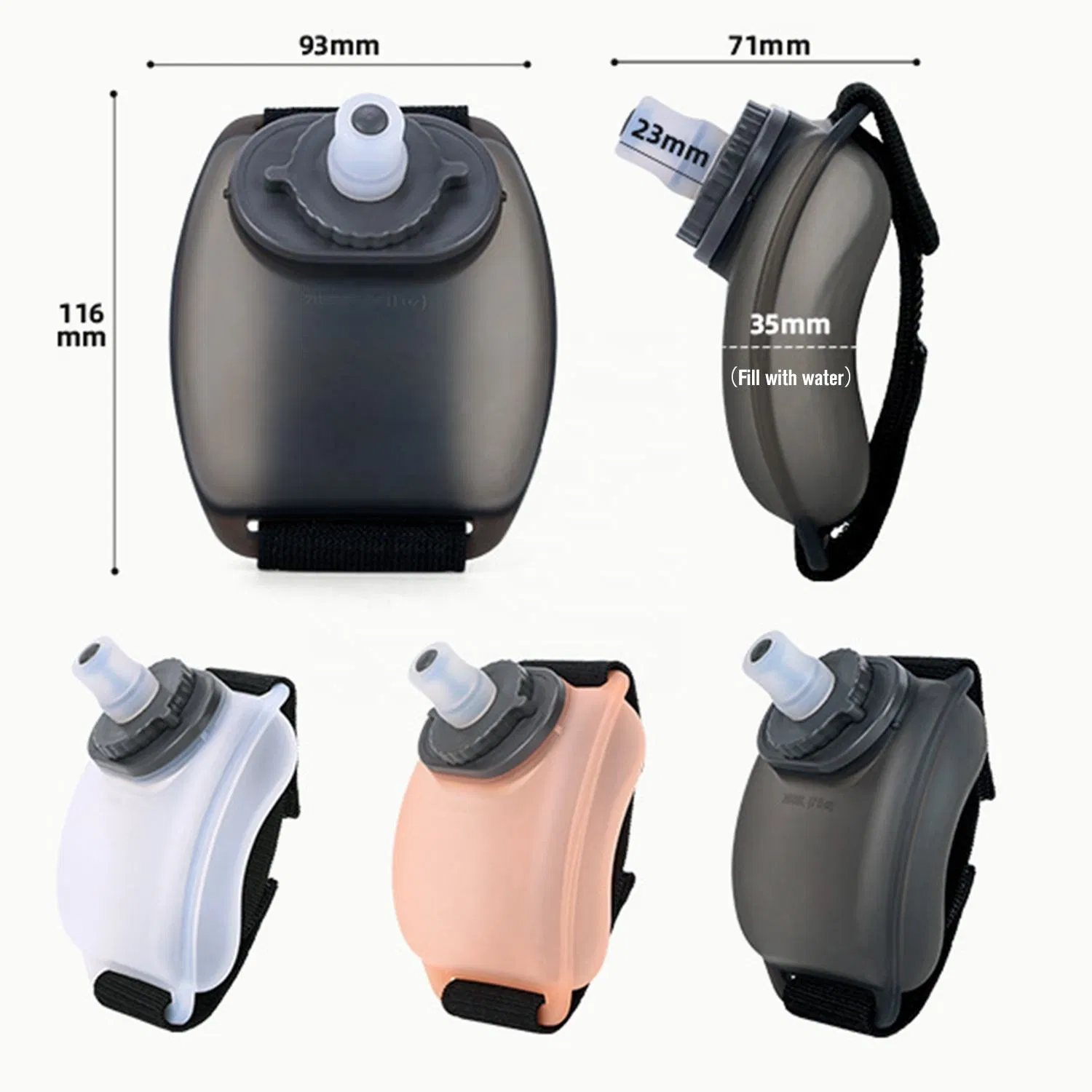 Поясная спортивная бутылка для воды Vigfit