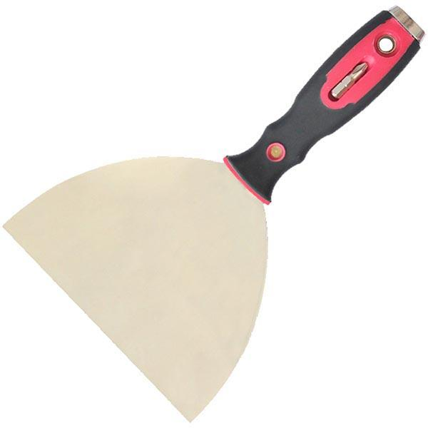 Hand Tool - Stainless Steel Putty Knife with TPR Handle