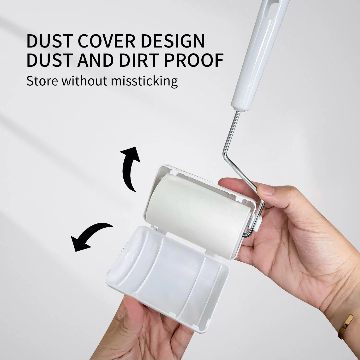 Pets Cat Dog Hair Remover Dust Wiping Function Clothes Extra Sticky 6.3 Inch Large Lint Roller