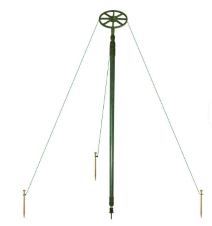 Camouflage Net Telescopic Support Pole, Fiberglass Material Pole for Camo Netting Support System