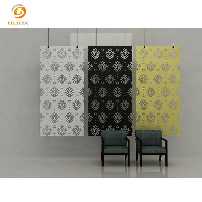 Color Chart wood panel acoustic foam Movable Screen with Good Service