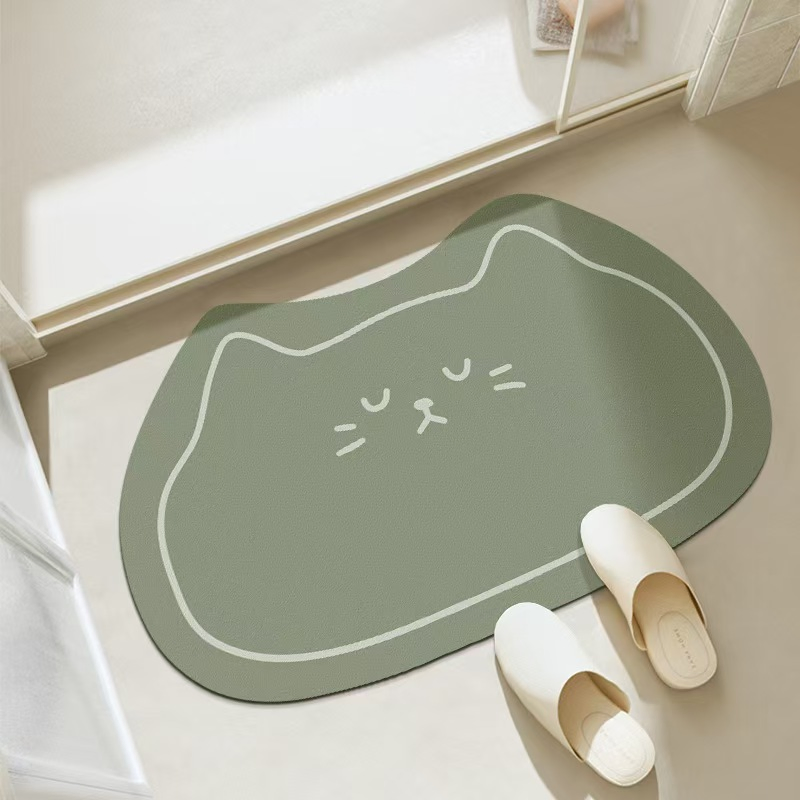 Non Slip Suction Feet Quick Dry Bathroom Anti Slip Floor Mat