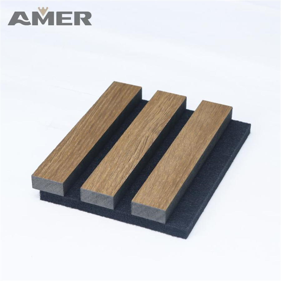 Soundproofing Absorption Acousound Panel MDF Slat Acoustic Panel