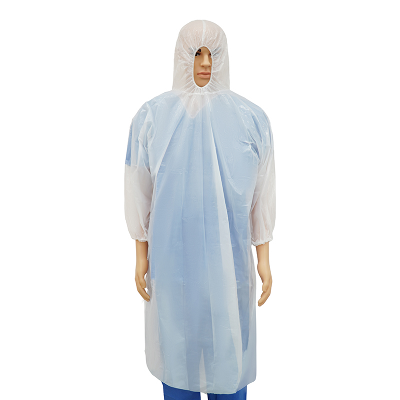 Disposable PE Raincoat Bulk Wholesale Waterproof Plastic Rain Outdoor Emergency Use