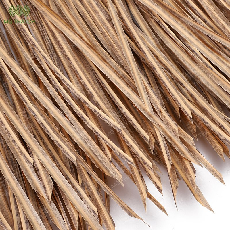 Non Combustible Synthetic Thatch Cheap Roof Artificial Thatch Factory Sale Directly
