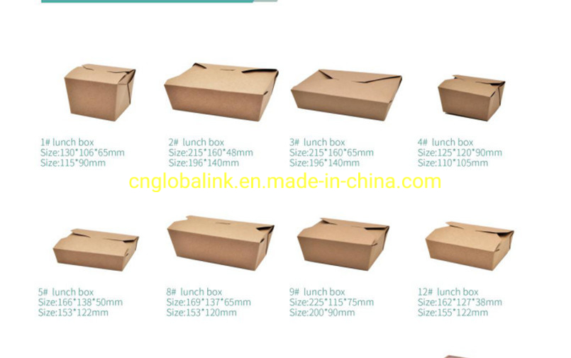 Kraft Paper Food Packaging Container Take Away Food Container 32oz