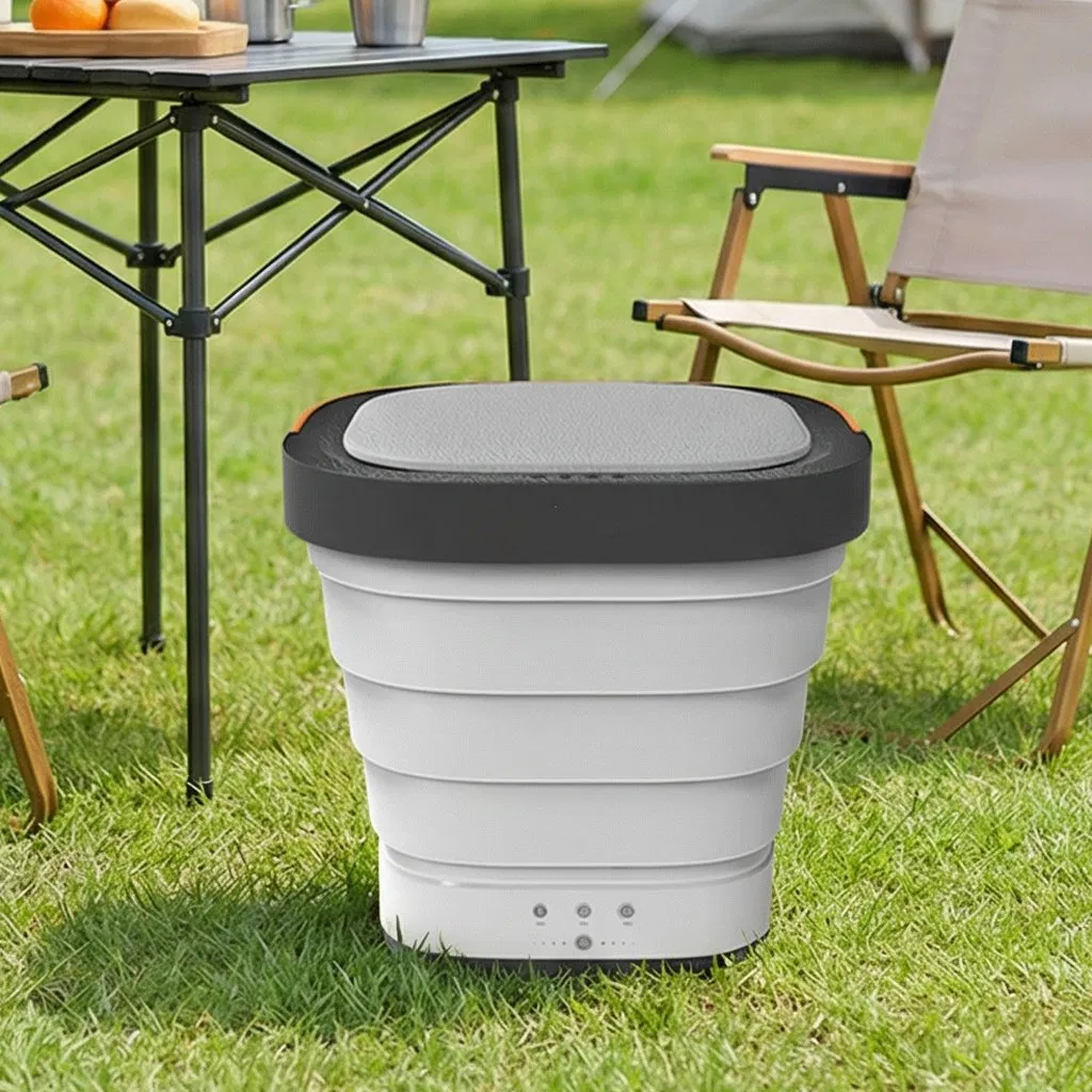 Moyu Mini Portable Washing Machine Xpb08-F1c Portable Foldable Mini Washer Clothes Washing and Spin Dryer for Home Travel