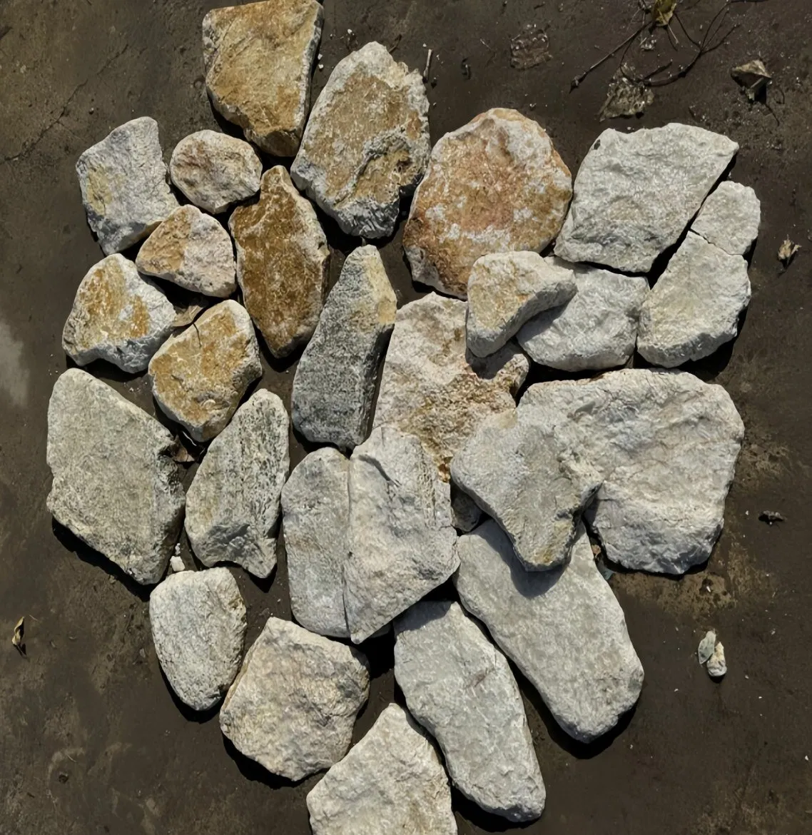 Natural Slate Loose Stone for Garden Landscape Outdoor Project Ls004