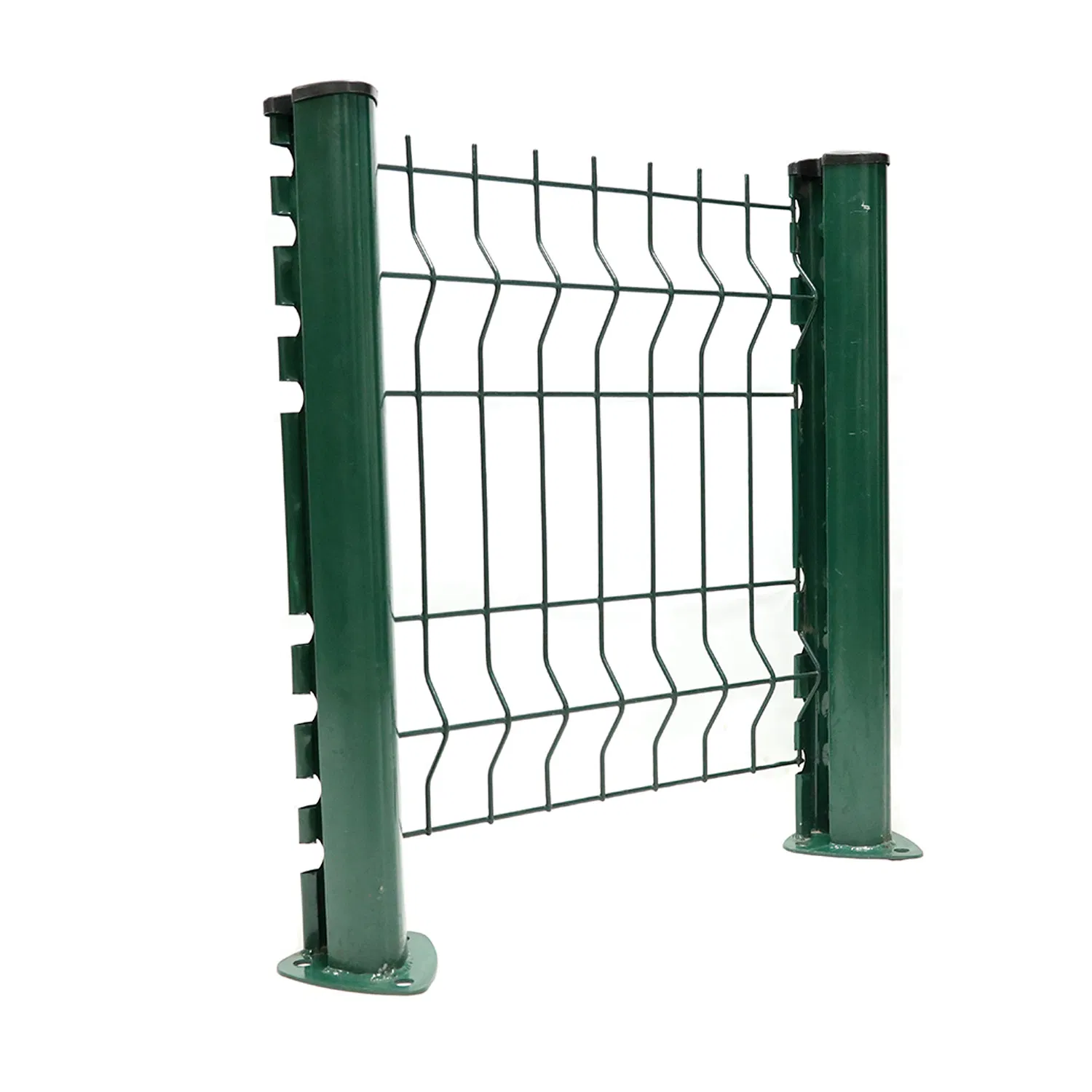 HDG PVC Coated Green Welded Wire Mesh Fence Can Floding