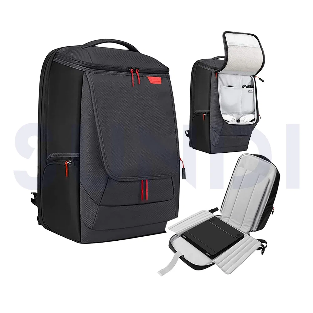 Hot Sale Waterproof Game Console Accessories Storage Backpack Travel Shoulder Bag for PS5