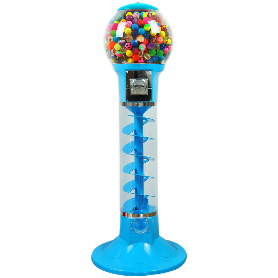 Large Spiral Bouncy Ball & Gumball Vending Machine (TR701)