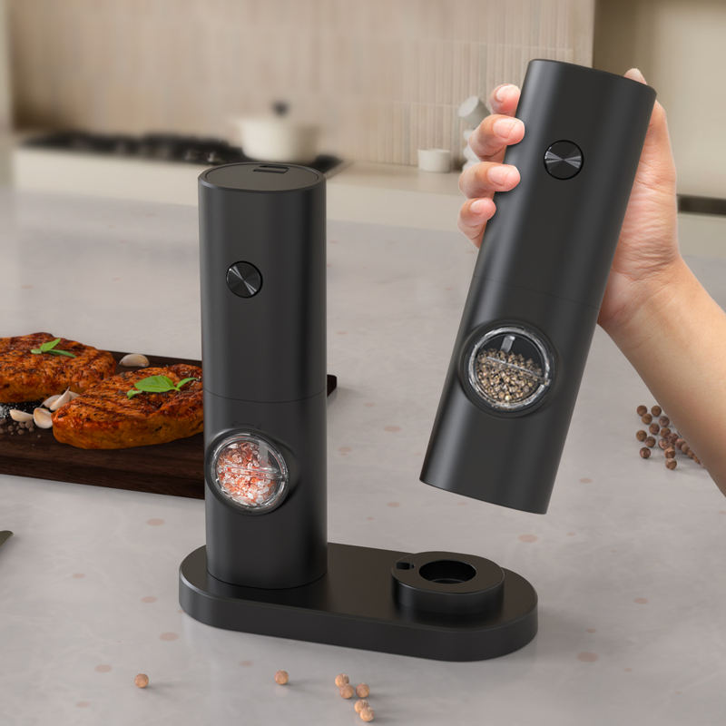 Touch Electric Salt and Pepper Mill Grinder Kitchen Mill