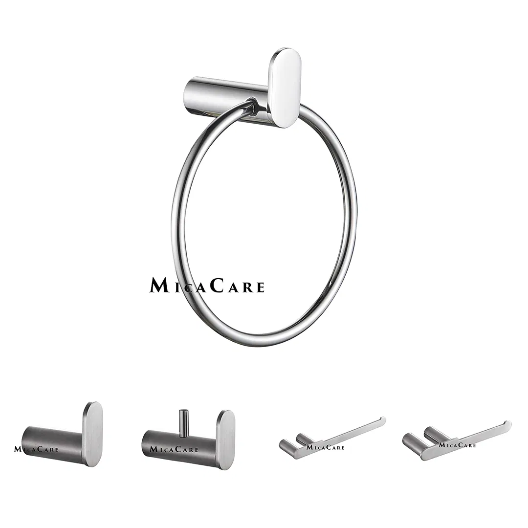 Premium Wall Mounted Rustproof Stainless Steel Towel Holder for Bathrooms