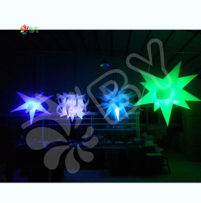 Lighting Inflatable Stars, Ground Balloon Inflatable Decorations