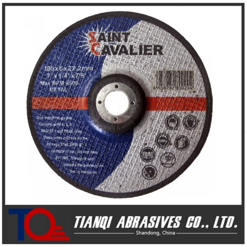 4 1/2'' Inch 115X6.0X22.2mm Abrasive Polishing Cut off Disc Flap Cutting and Grinding