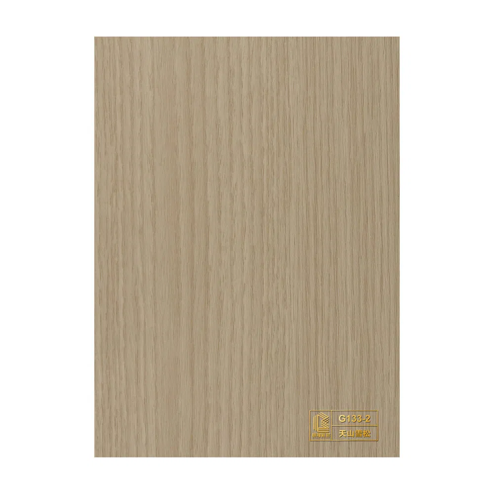Anti-Aging Environmentally Friendly PVC Wood Veneer Decorative Film for Headboard Wall