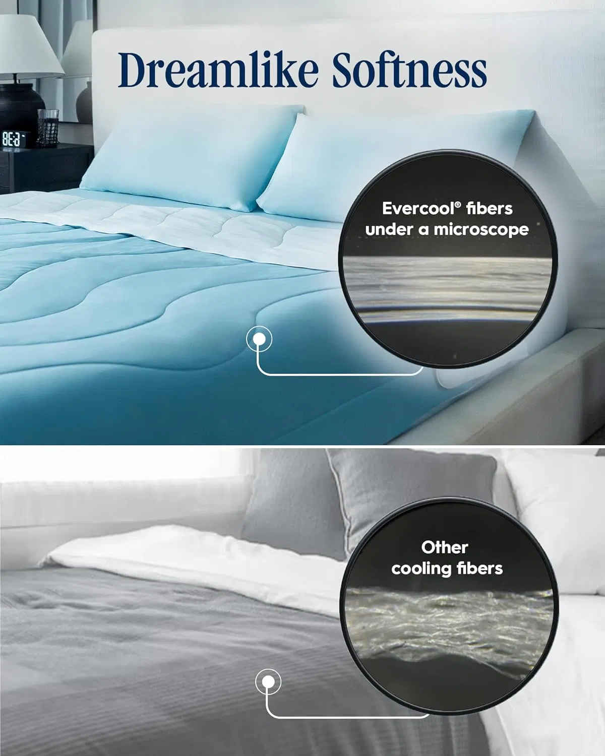 All-Season Cooling Polyester Comforter Wholesale Comforter Lightweight Bedding for Hot Sleepers