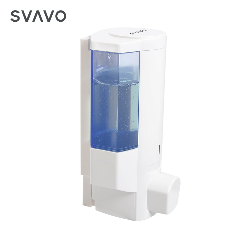 Настенный дозатор для мыла и шампуня SVAVO