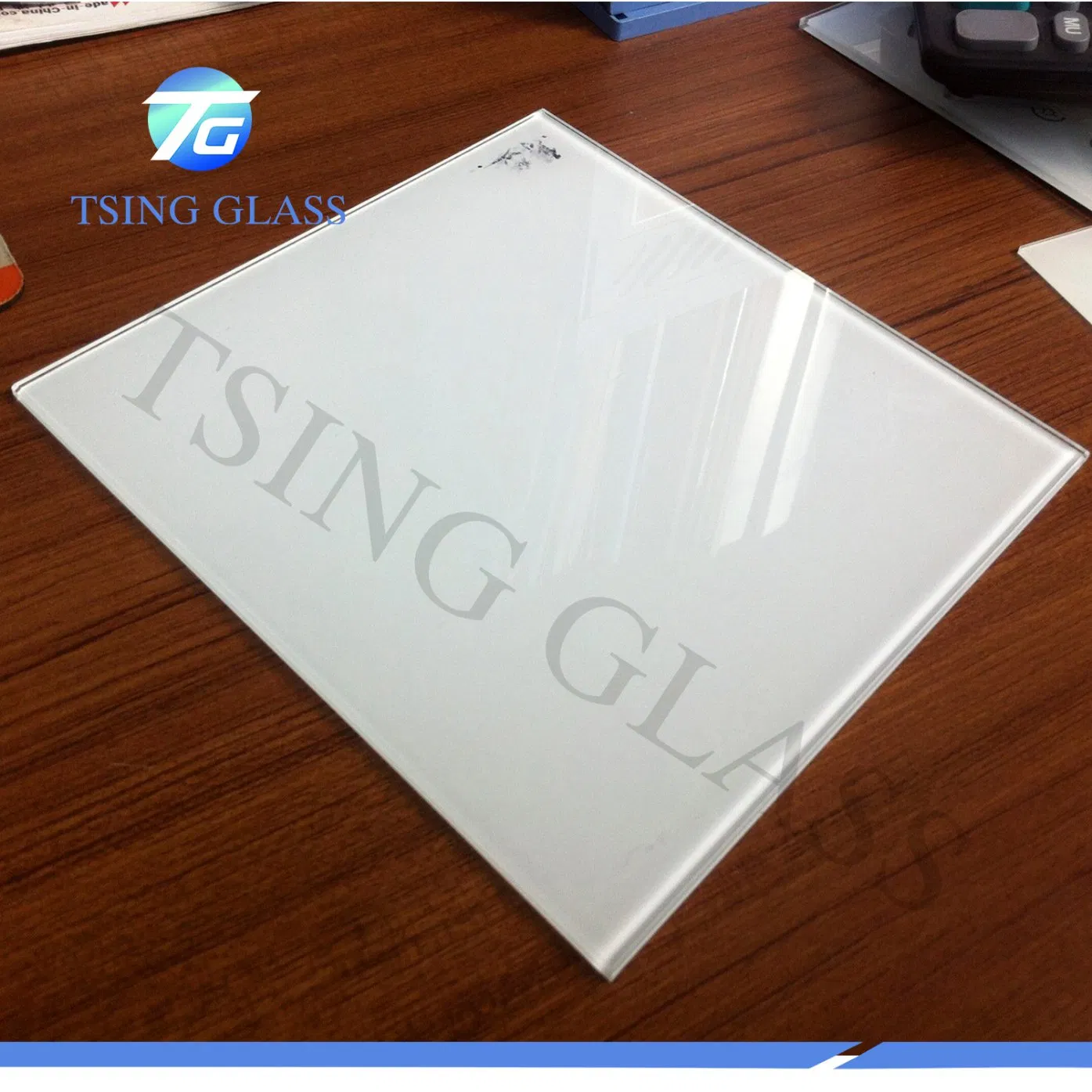 Customized Acid Etched Surface Silk Screen Printing Glass