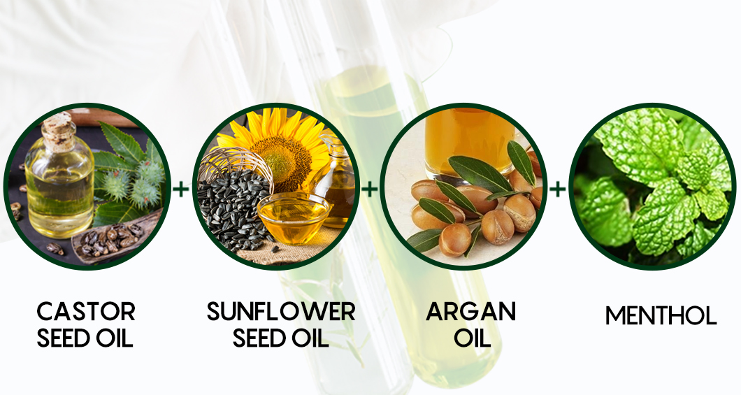 100% Natural Ingredients Men Best Organic Hair & Beard Oil