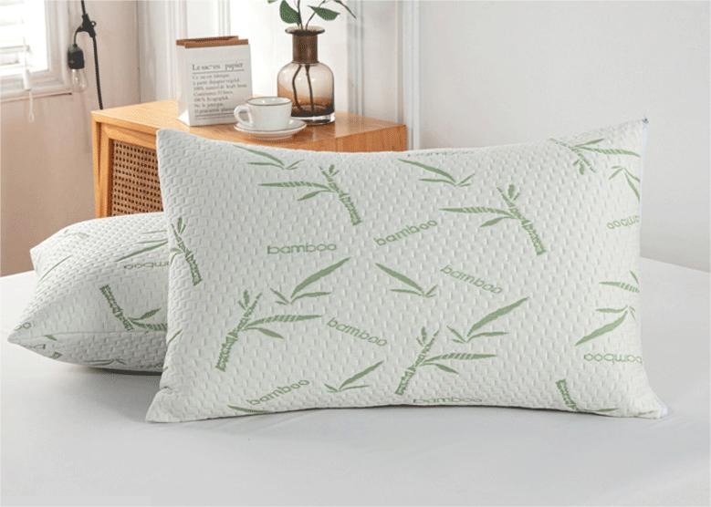 Soft Washable Breathable Bamboo Pillow Cover Silky Waterproof Pillowcase Pillow Protectors with Zipper