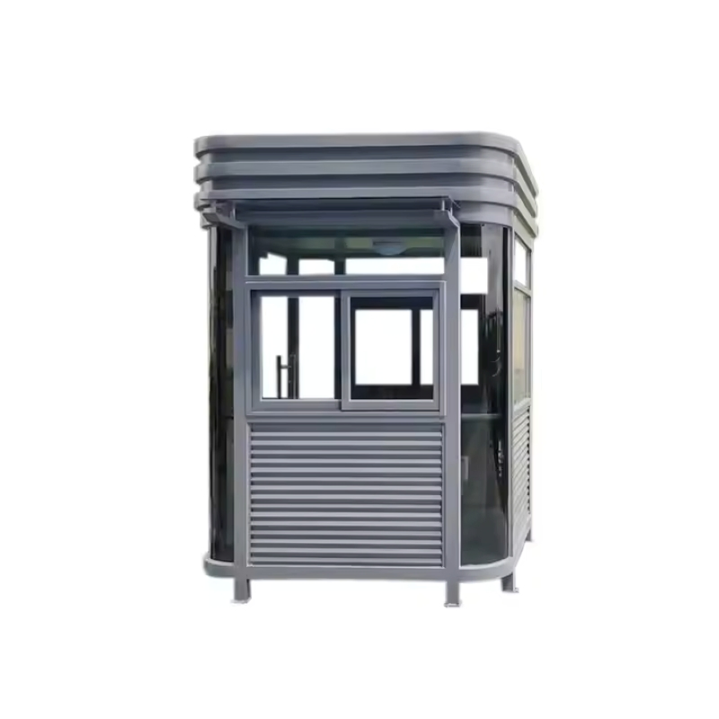 Portable Customized Prefabricated Mobile Modular Design Steel Tiny Security Guard Container Houses for Outdoor Kiosks