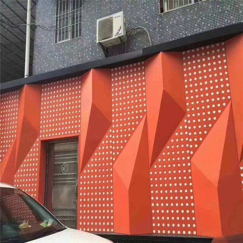 Aluminum Carved Building Material Curtain Wall Outdoor Decorative Engraved Panel