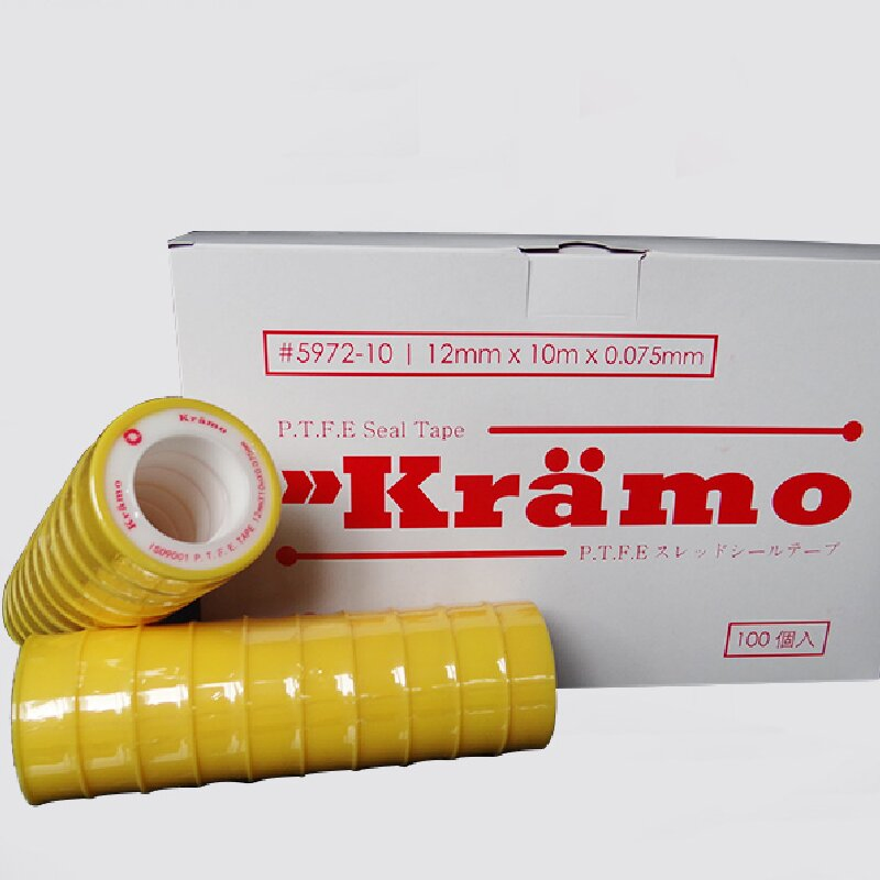 Durable PTFE Thread Seal Tape for High-Pressure Applications and Leakage