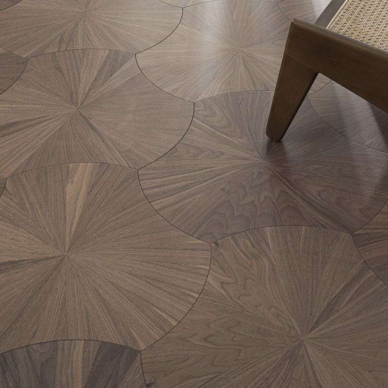 Инженерная паркетная доска Лотос из ореха, 15 мм