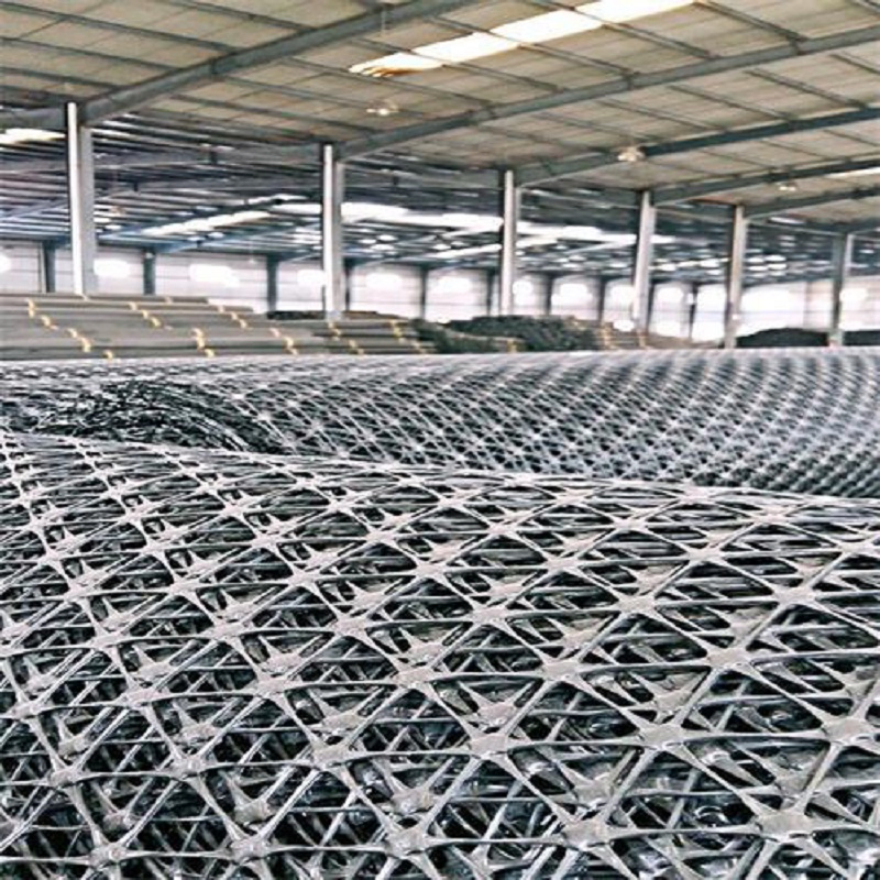Triaxial Biaxial Plastic Grid Polyester Fiberglass Geogrid for Retaining Wall