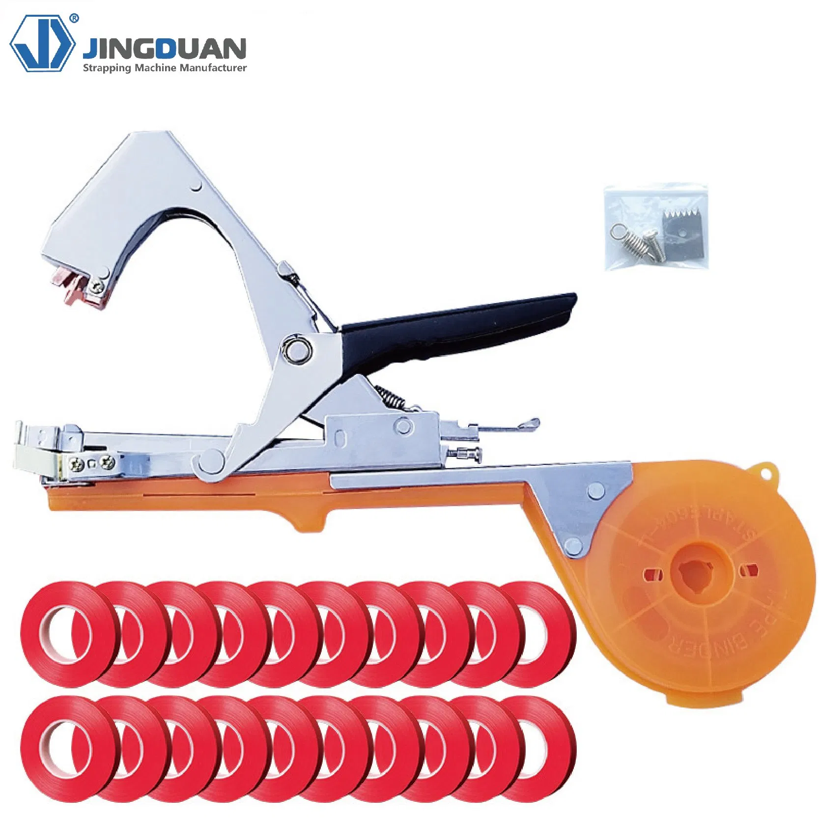 Garden Vine Tying Machine Including Tape and Staples