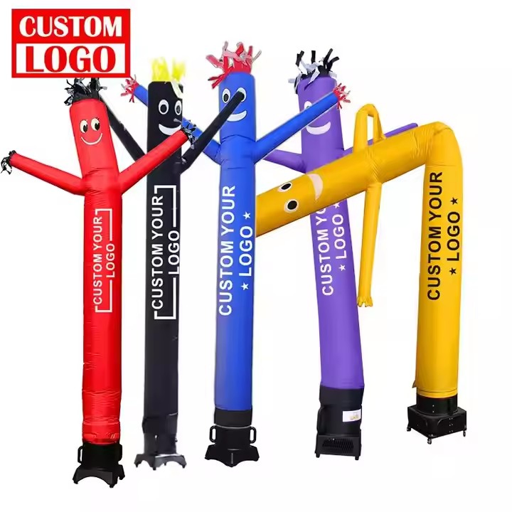 Factory Price Custom Logo Print Air Dancer Set Advertising Tube Man for Party